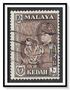 Kedah #88 Sultan Badlishah & Tiger Used