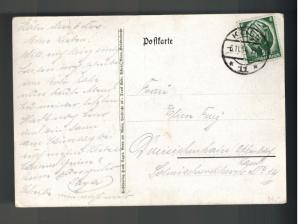 1934 Koln Germany Paul von Hindenburg postcard Cover to Offenbach