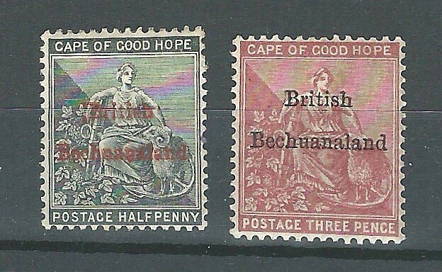 Bechuanaland 3,4   Mint   1886 PD