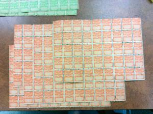 German Revenue Stamps GEBURHREN MARKE 3rd Reich LARGE Lot  647 NH stamps