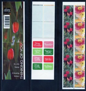Australia 1369b MNH, Thinking of You Booklet with Stickers from 1994.