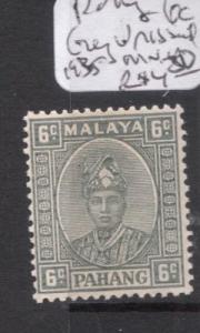 Malaya Pahang 1935, 6c Grey Unissued MNG (9dky)
