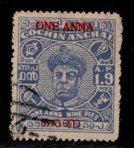 India - Cochin Feudatory state Scott 15 Used