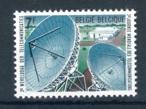 Belgium 1971 World Telecommunications Day stamp. MNH. Sg 2205