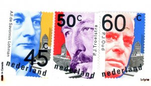 Netherlands, Scott #594-96, Mint, Never Hinged
