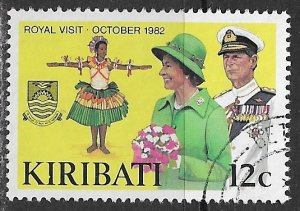 Kiribati ~ Scott # 414 ~ Used ~ Royal Visit