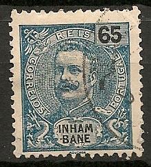 Inhambane 22 used, thin, CV $15