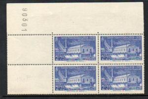  France #388 Machine De Marley  Block -  Mint Never Hinged  cv$100.00