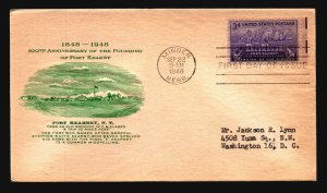 US SC# 970 FDC / Nice Green Cachet - L4304