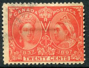 CANADA - # 59 AVG Center Used Issue - QUEEN VICTORIA 60TH YEAR REIGN - S5574