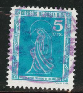 Costa Rica Scott RA35 used 1967 Postal Tax Stamp