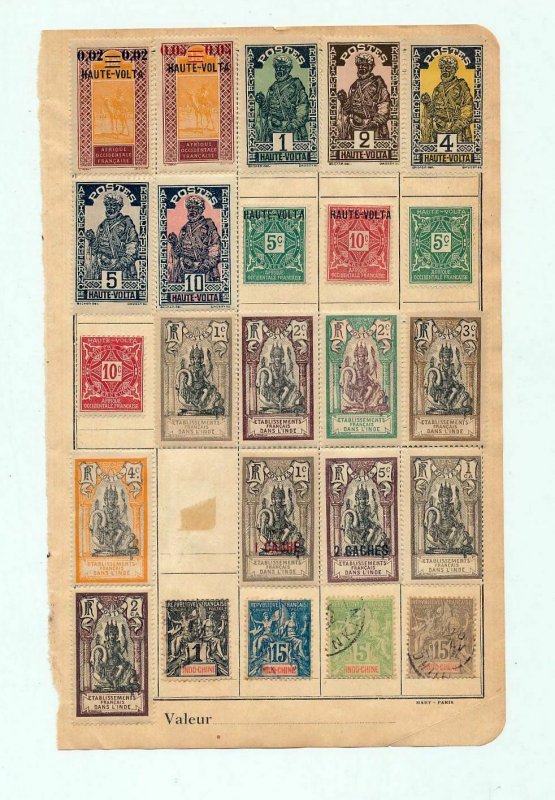 French Colonies Early M&U Mixture(Appx 140 Items) (As 668