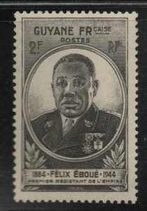 French Guiana Scott 171 MH*  1945 Eboue stamp