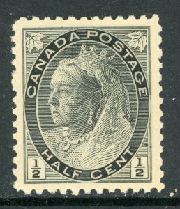 Canada 1898 QV Numeral Issue ½¢ Black Scott #74 VF MNH V251