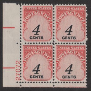 J92 4c Postage Due 27072 LL