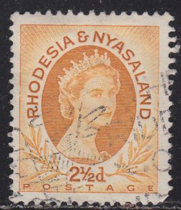 Rhodesia & Nyasaland 143B Queen Elizabeth II 1956