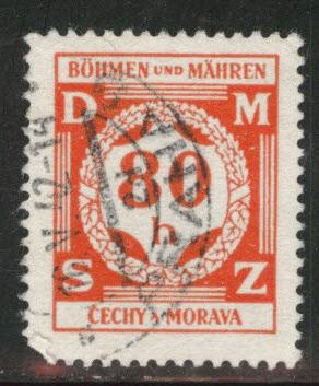 Bohemia Moravia Scott o5 Used official stamp