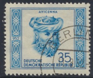 German Democratic Republic  SC# 106    Avicenna    Used  see details & scans