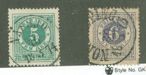 Sweden #19-20 Used Single