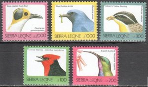 Pm129 Sierra Leone Fauna Birds Mnh