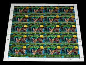 U.N.VIENNA #240, 1998, RAINFORESTS ISSUE PANE OF 20, MNH, NICE!! LQQK!!