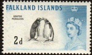 Falkland Islands 130 - Mint-H - 2p Gentoo Penguins (1960) (cv $4.50)