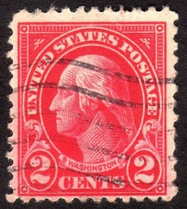 1923, US 2c, Washington, Used, Sc 554