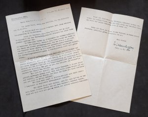 RARE WWII German documents KC Holder Luftwaffe POW HORST SCHILLER MIA KIA