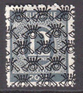 GERMANY 593E ERROR INVERT OVPT OG NH U/M VF $280 SCV FOR NORMAL SIGNED