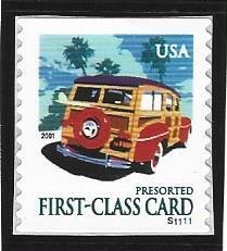 US #3522, Woody Wagon, M-NH*-