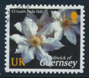 Guernsey  SG 1026  SC# 826  Flowers  First Day of issue cancel see scan