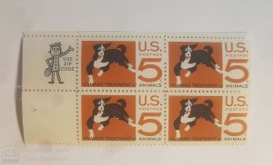 US # 1307 BLOCK OF 4 , MNH 