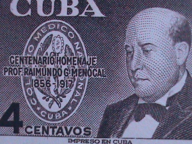 ​CUBA 1956 SC#561 CENTENARY BIRTH-RAIMUNDO G. MENOCAL  MNH-OG-VF--67 YEARS OLD