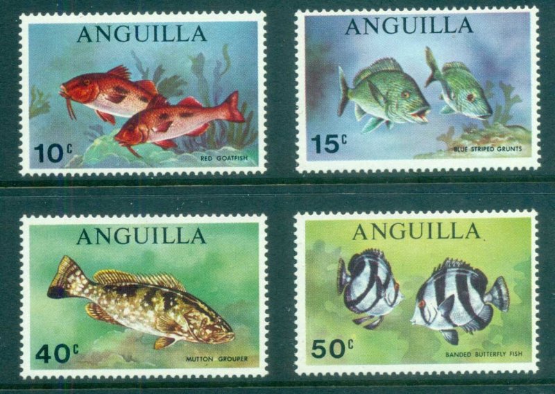 Anguilla 1969 Marine Life Fish MUH