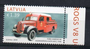 LATVIA - FIREMEN - FIRE TRUCK - 2019 -