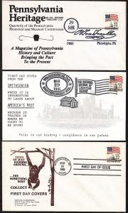 1985 Sc 2114 FDC lot of 6 DC and unofficial cancels