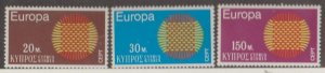 Cyprus Scott #340-341-342 Stamp - Mint NH Set