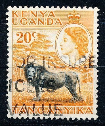 Kenya Uganda & Tanganyika #107 Single Used