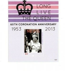 Nevis - 2013 - Queen Elizabeth II 60th Coronation Anniv  - Souvenir Sheet  - MNH