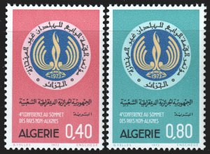 Algeria #504-505  MNH - Non-Aligned Nations Summit (1973)