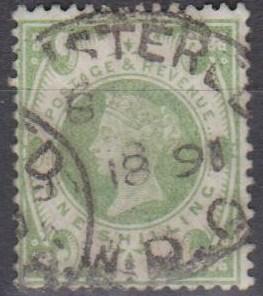 Great Britain #122 F-VF Used CV $60.00 (A9932)