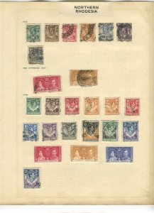 RHODESIA; 1920s-40s early GVI issues fine Mint & used lot to 3s.  
