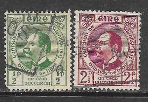 Ireland 124-125: Dr Douglas Hyde, MH, F-VF