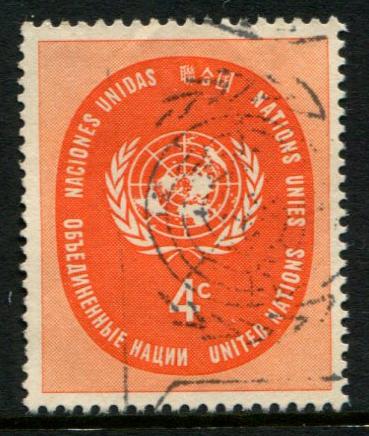 63 UN NY 4c UN Seal, used