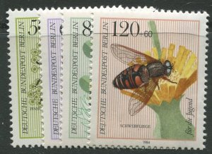 STAMP STATION PERTH Germany #9NB209-212 Insect Type 1984- Set - MNH