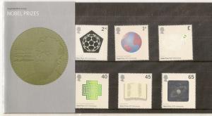 GB 2001 Nobel Prizes Presentation Pack No. 327
