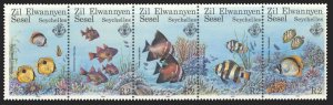 Seychelles-ZES 1987 Fish Scott #126 Mint Never Hinged