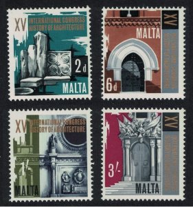 Malta Historical Architecture Congress Valletta 4v 1967 MNH SC#371-374