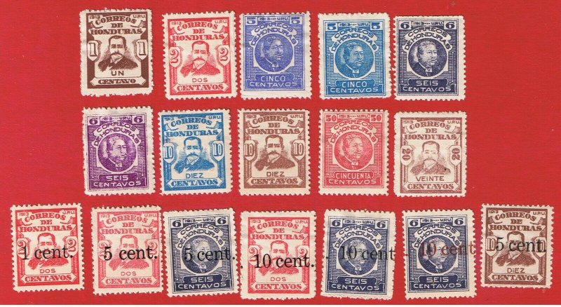 Haiti #151-160 #162-67 #173  MVFH OG  Sierra & Bonilla  Free S/H