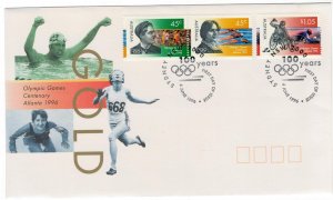 Australia 1996 FDC Stamps Scott 1540-1542 Sport Olympic Games